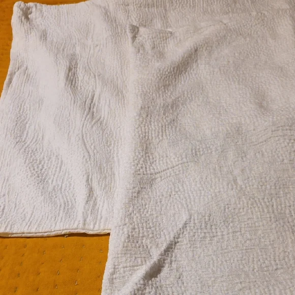 West Elm Silky TENCEL™ & Cotton Matelasse shams Euro Standard +Queen Duvet Cover - Picture 7 of 11